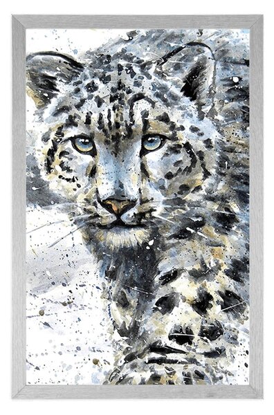 Poster leopardul desenat