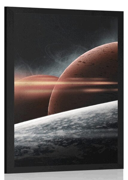 Poster planete în galaxie