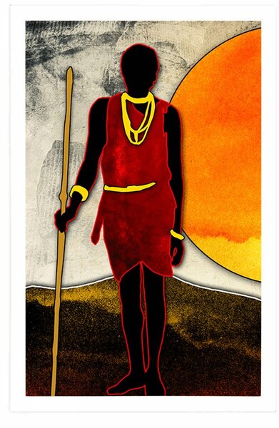 Poster vânător african