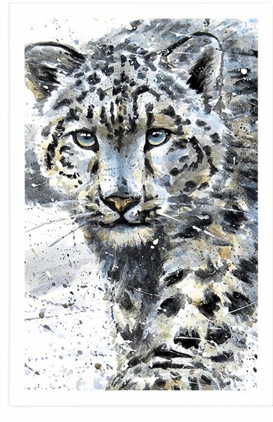 Poster leopardul desenat