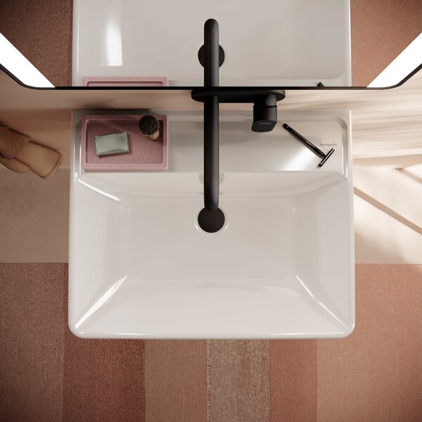 Hansgrohe Xanuia Q lavoar 60x48 cm dreptunghiular clasică alb luciu 60242450