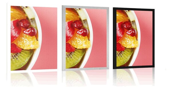Poster salată de fructe de vară