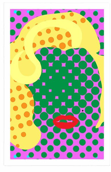 Poster Marilyn Monroe în stil pop art