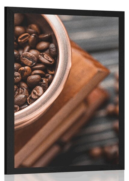 Poster mașină de măcinat cafea vintage
