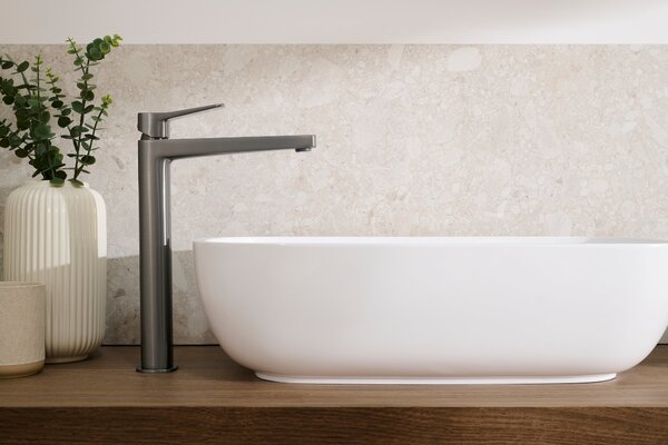 KFA Armatura Malaga Gun Metal Grey baterie lavoar stativ grafit 4522-712-61
