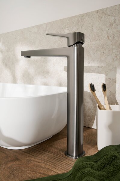 KFA Armatura Malaga Gun Metal Grey baterie lavoar stativ grafit 4522-712-61