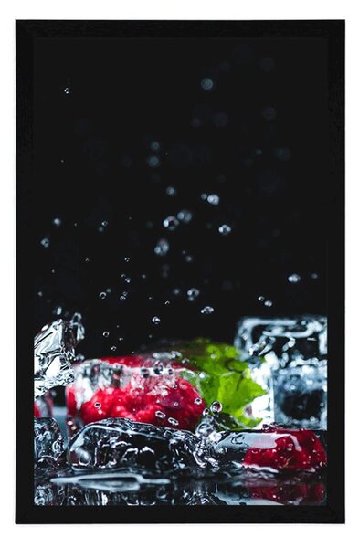 Poster cuburi de fructe de gheață
