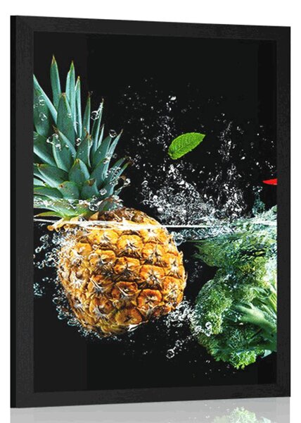 Poster fructe și legume organice