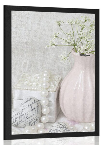 Poster natură moartă Shabby Chic de lux