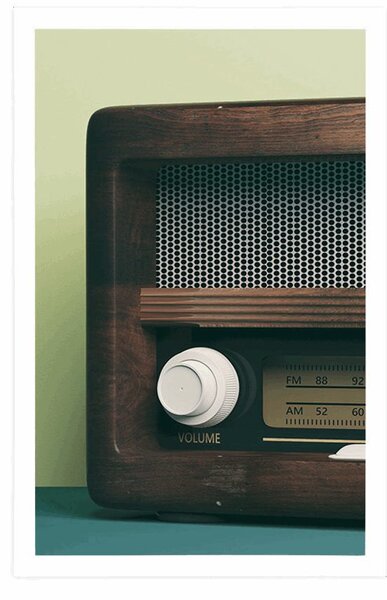 Poster retro radio