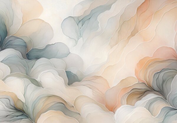 Fototapet - Abstracție bej I. (147x102 cm)