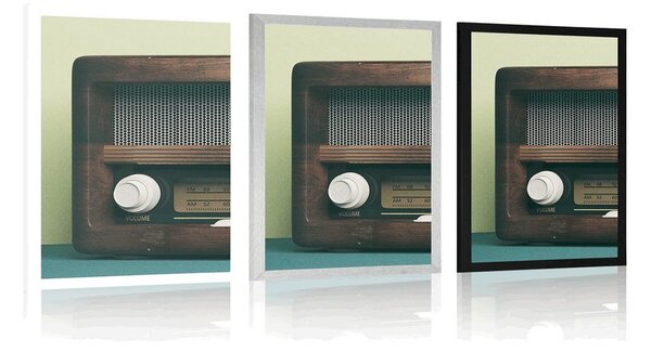 Poster retro radio