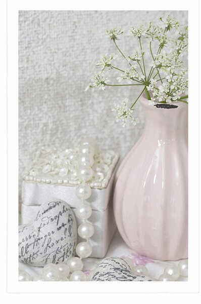 Poster natură moartă Shabby Chic de lux