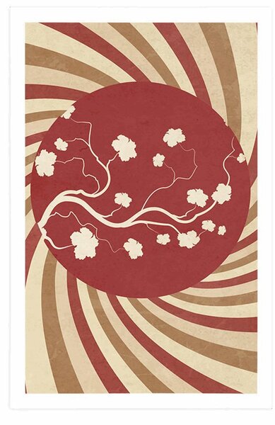 Poster fundal grunge asiatic