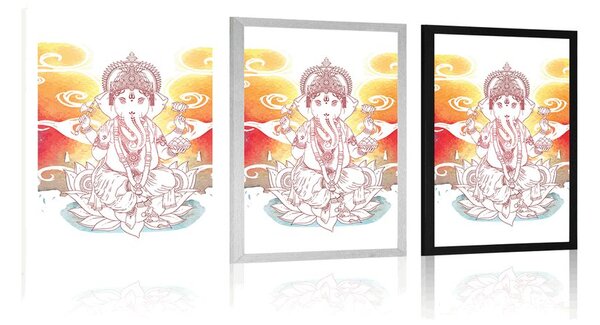 Poster Ganesha hinduistic