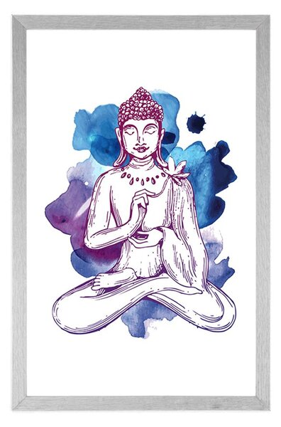 Poster ilustrația a lui Buddha
