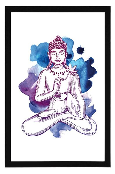 Poster ilustrația a lui Buddha