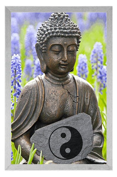 Poster Buddha yin și yang