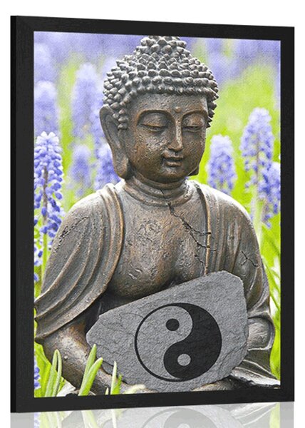 Poster Buddha yin și yang