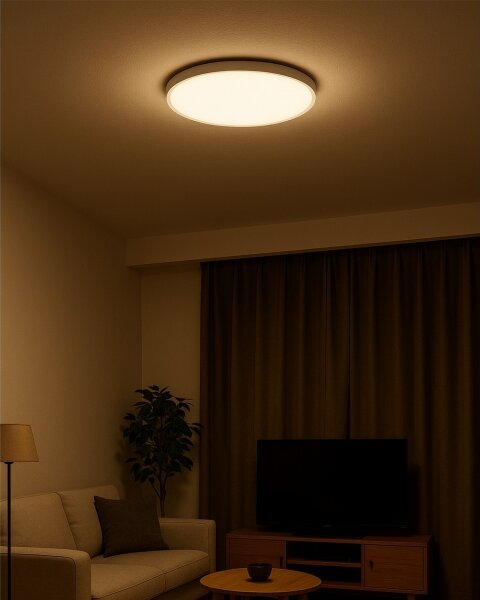 Plafonieră LED 32W, 230V, 3000/4000/6500K, diametru 40 cm, albă
