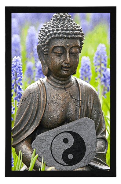 Poster Buddha yin și yang