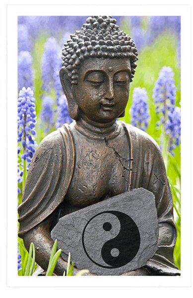 Poster Buddha yin și yang