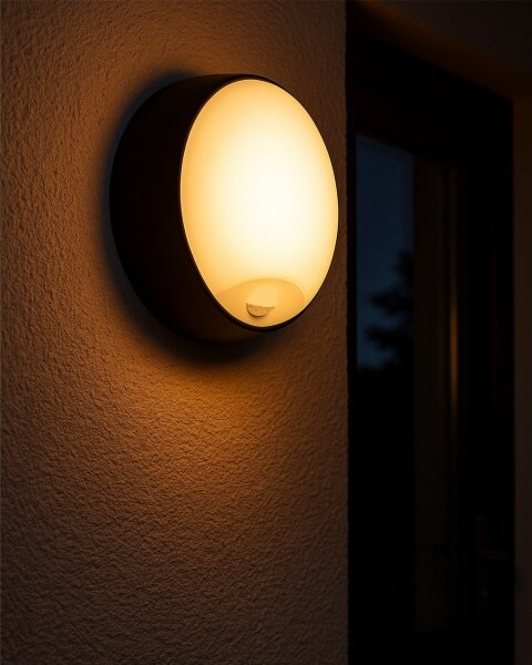 Aplica LED de exterior cu senzor de mișcare, 15/18/20W, 230V, IP65