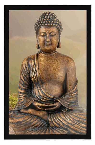 Poster Statuia lui Buddha în poziție de meditație