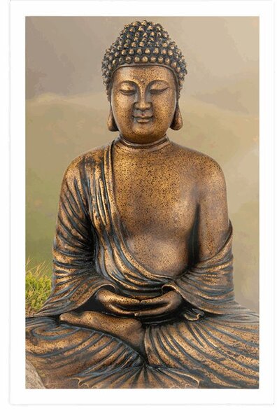 Poster Statuia lui Buddha în poziție de meditație