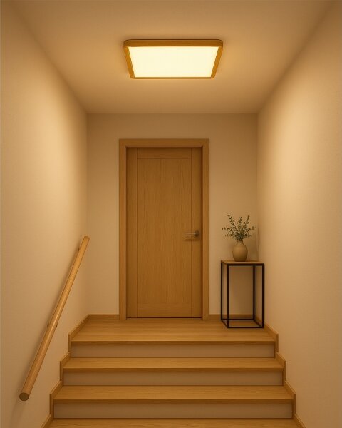 Plafonieră LED, 32W/230V, 3000/4000/6500K, 40x40 cm, bej