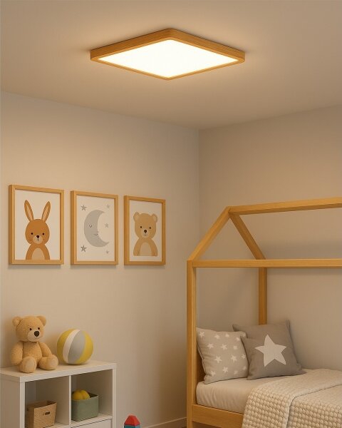 Plafonieră LED, 32W/230V, 3000/4000/6500K, 40x40 cm, bej