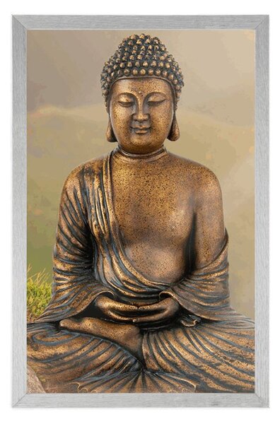 Poster Statuia lui Buddha în poziție de meditație