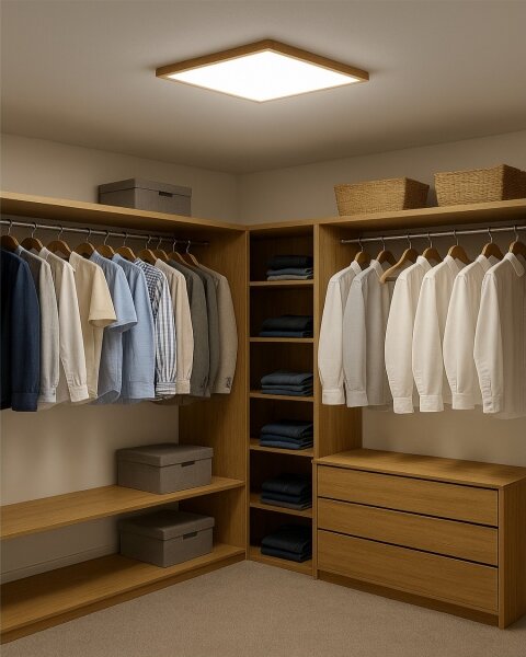 Plafonier LED, 40W, 230V, 3000/4000/6500K, 50x50 cm, bej