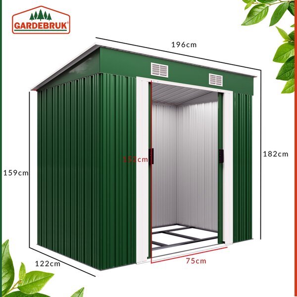 Deuba Căsuță de grădină Z1 196x122x180 cm - verde