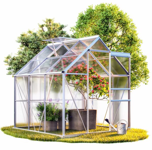 Deuba Sera de gradina - 190 x 195 x 195 - suprafata 3,7 m² - volum 5,85 m³ + baza