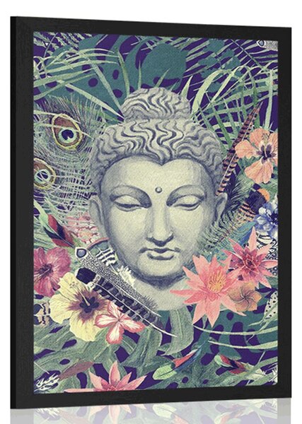 Poster Buddha pe fundal exotic