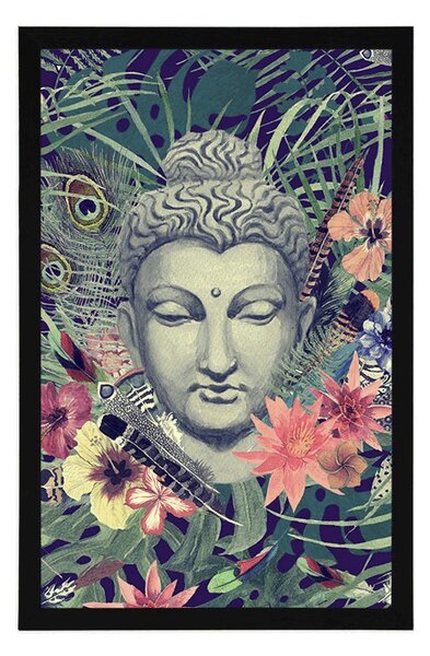 Poster Buddha pe fundal exotic