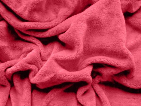 Cearsaf Cocolino microplus cu elastic SOFT 90x200 cm rosu