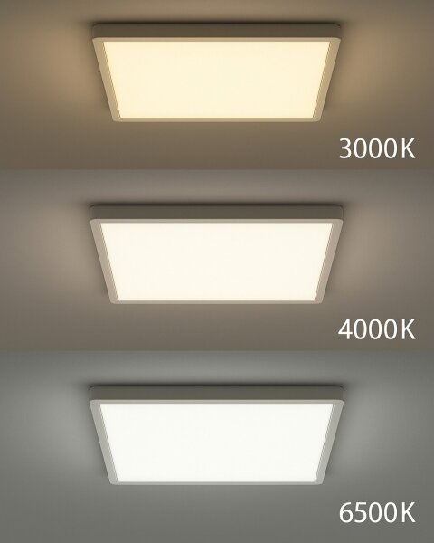 Plafonieră LED 24W/230V 3000/4000/6500K 30x30 cm albă