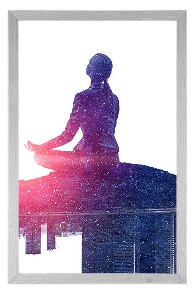 Poster meditația femeii
