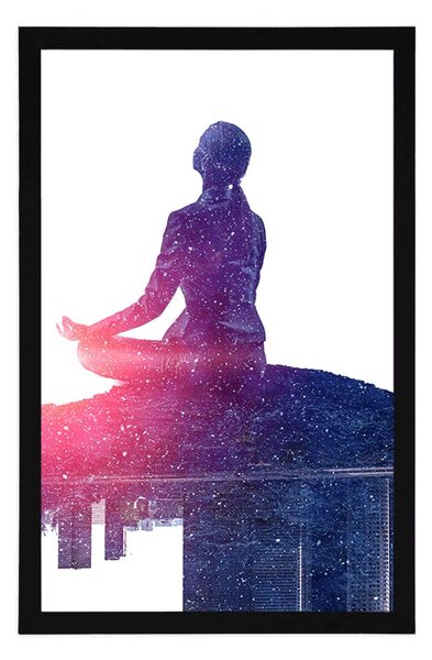 Poster meditația femeii