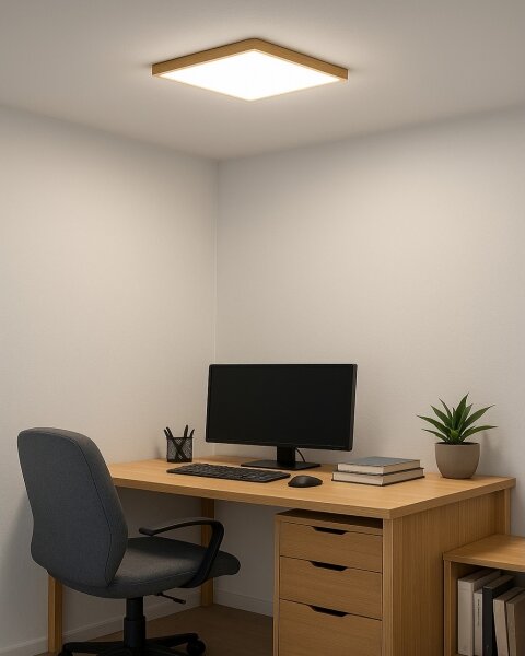 Plafonieră LED/24W/230V 3000/4000/6500K 30x30 cm bej