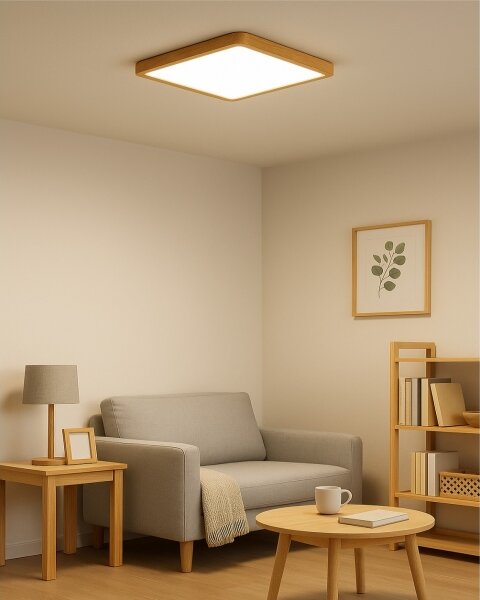 Plafonieră LED/24W/230V 3000/4000/6500K 30x30 cm bej