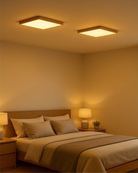 Plafonieră LED/24W/230V 3000/4000/6500K 30x30 cm bej