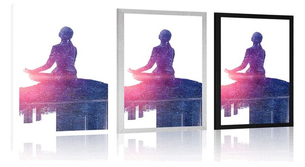 Poster meditația femeii