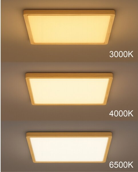 Plafonieră LED/24W/230V 3000/4000/6500K 30x30 cm bej