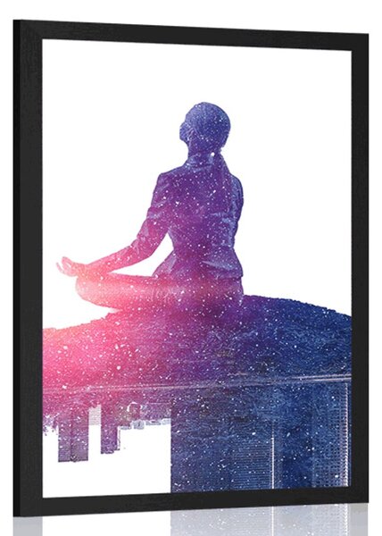 Poster meditația femeii