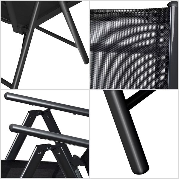 Deuba Set din aluminiu Alu 1+4 - antracit