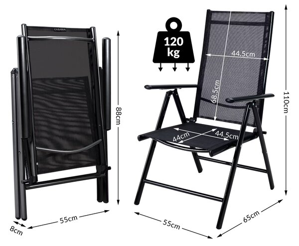 Deuba Set din aluminiu Alu 1+6 - antracit