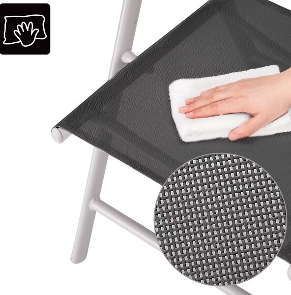 Deuba Set din aluminiu Alu 1+8 - argintiu